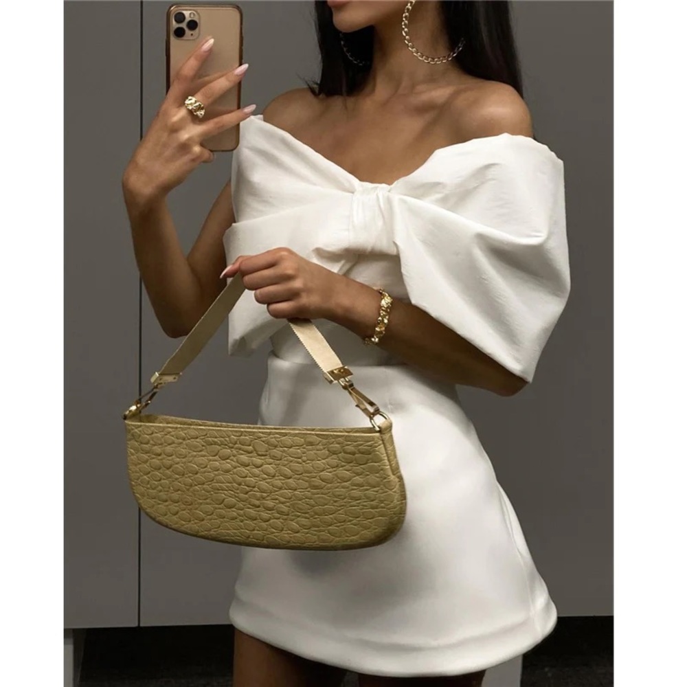 Bridal Mini Bow Dress🤍✨👰🏽‍♀️